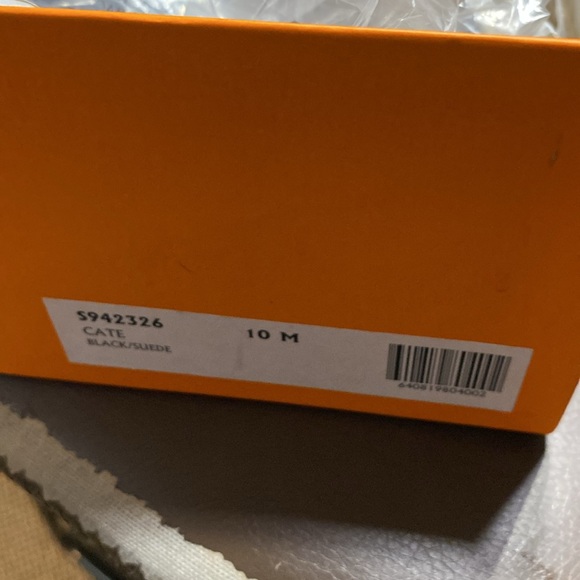 Kate Spade Cate High Heels Black Suede Sz 10 - Picture 2 of 2